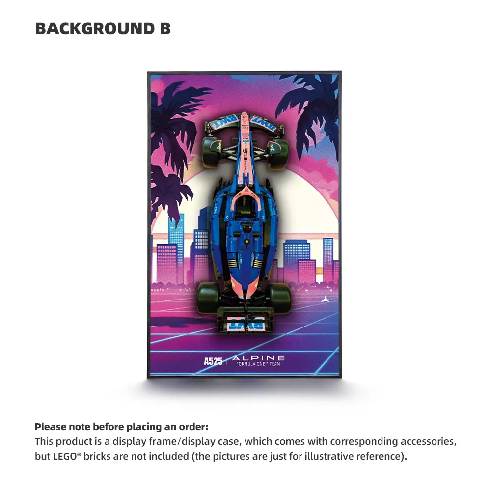 CADA Display Frame for BWT ALPINE A525 F1 Car - Image 2
