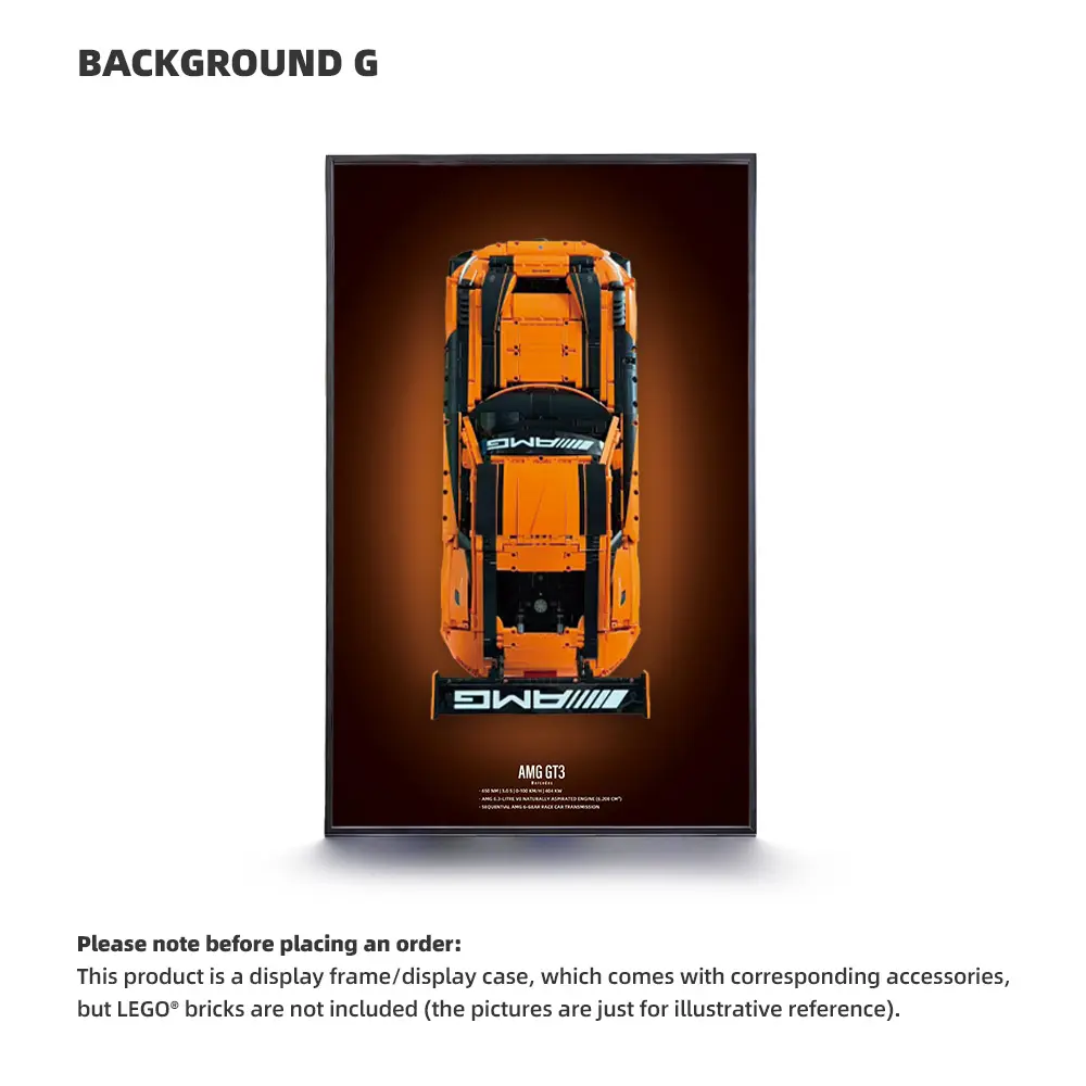 CADA Display Frame for Master 1:8 Mercedes-f GT3 C64008W - Image 14