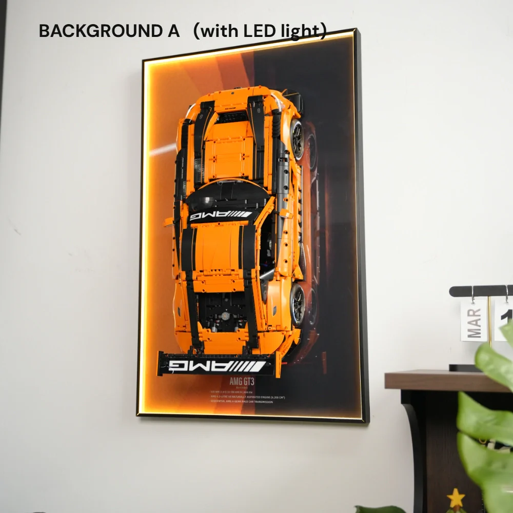 CADA Display Frame for Master 1:8 Mercedes-f GT3 C64008W - Image 4