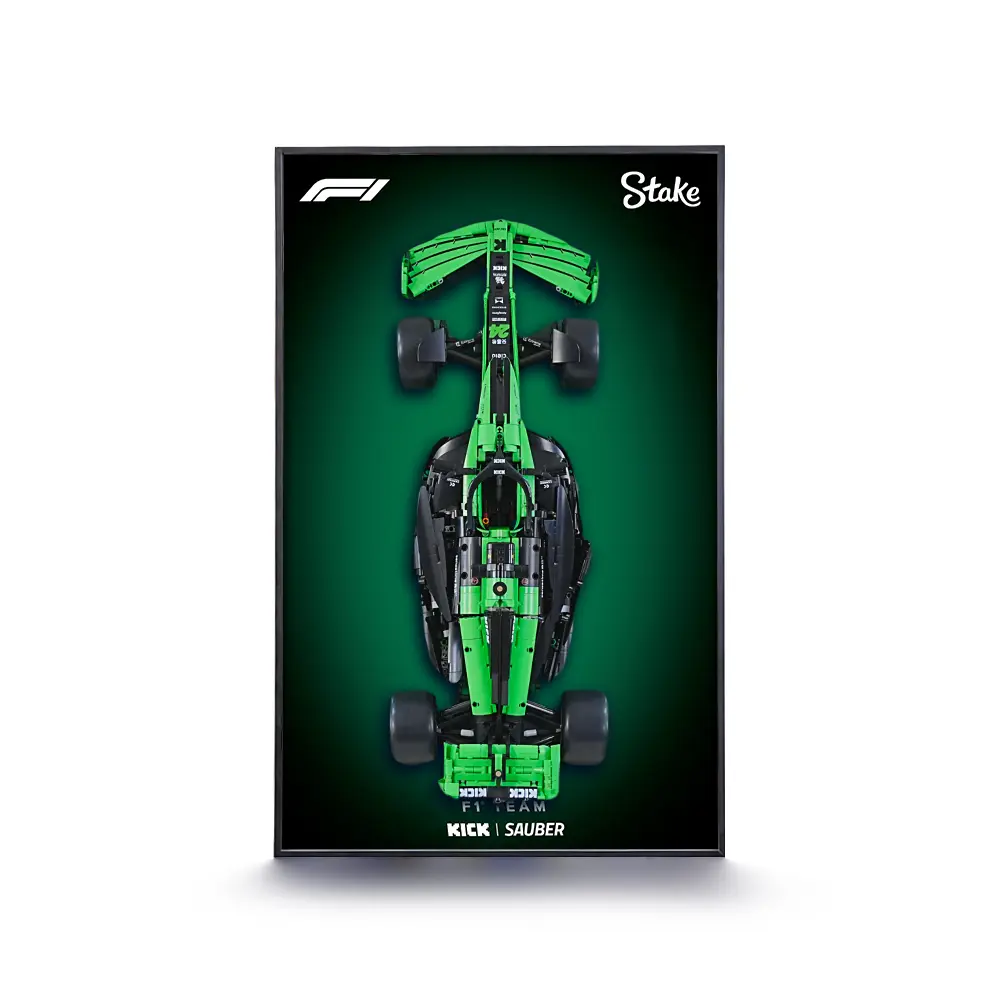 CADA Display Frame for KICK SAUBER C44– Wall-Mounted