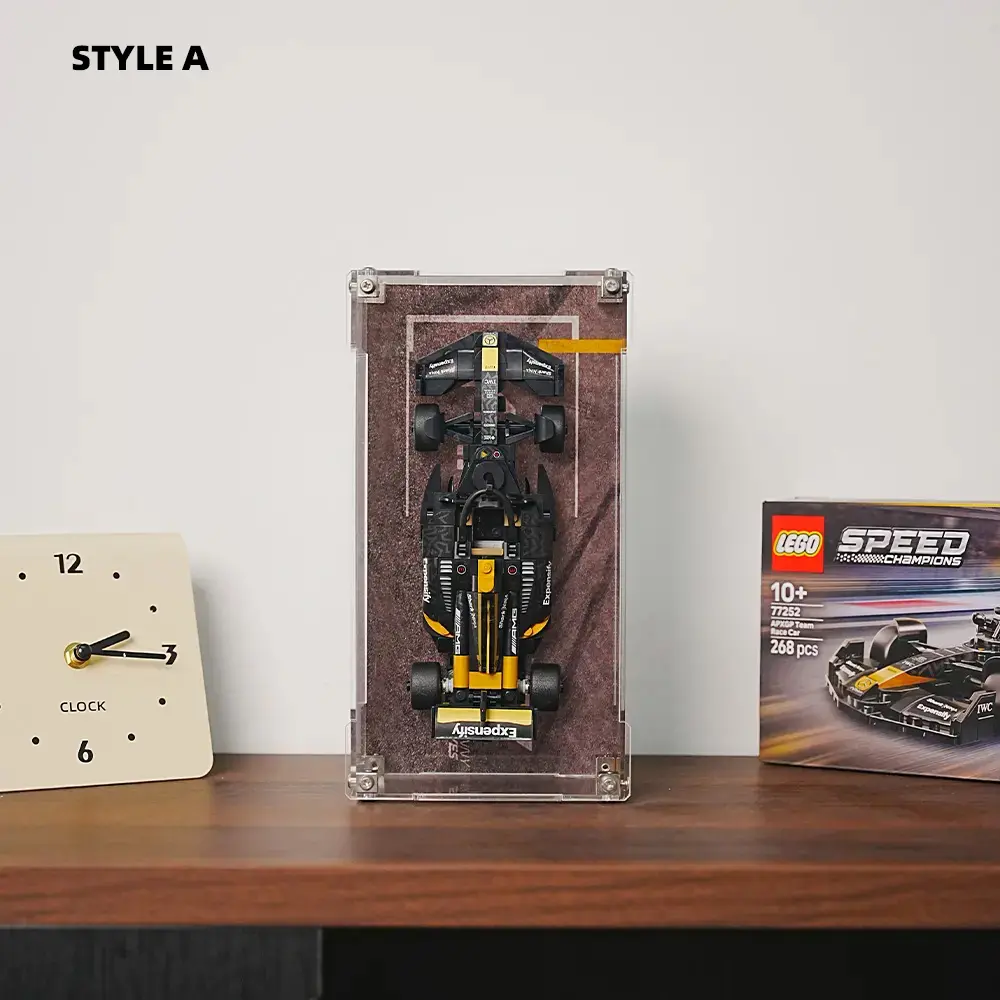 LEGO F1 Display Acrylic Case for APXGP Team Race Car from The Movie (77252) - Image 5