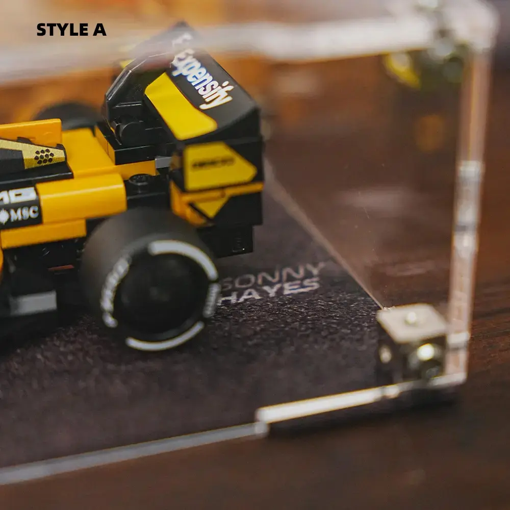 LEGO F1 Display Acrylic Case for APXGP Team Race Car from The Movie (77252) - Image 9