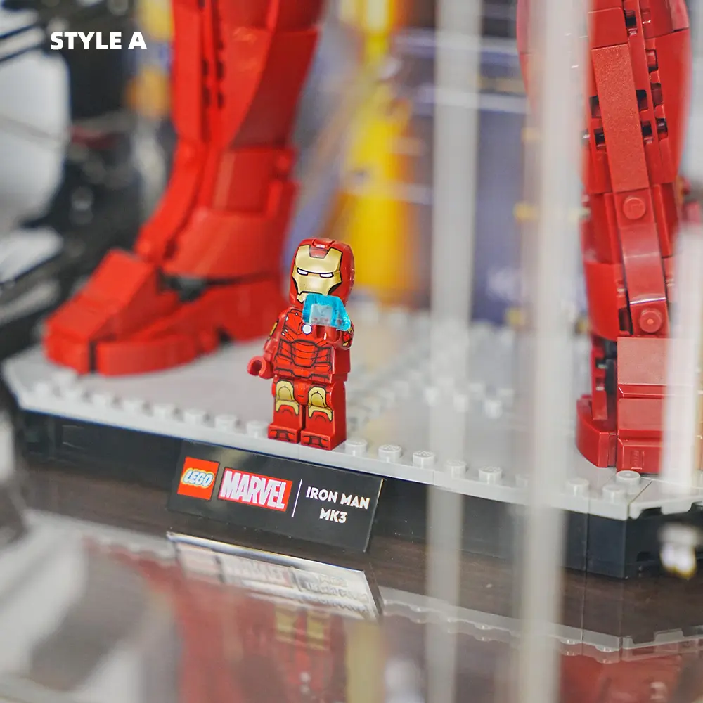 LEGO Display Case for Iron Man Mark 3 Collectors' Edition (76344) - Image 5