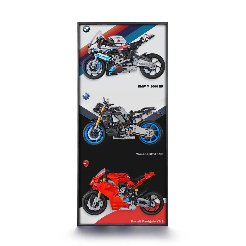 LEGO Display Frame for Motorcycle (42130)&(42202)&(42159)