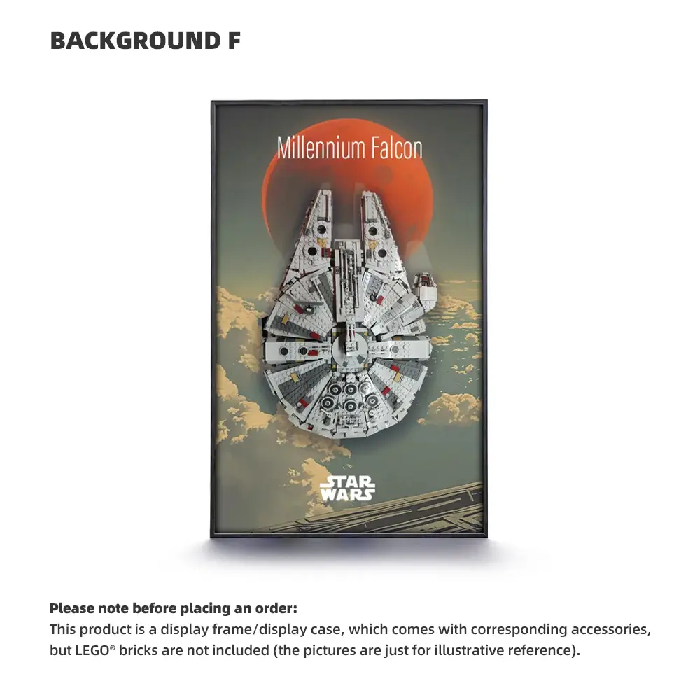 LEGO Display Frame for STAR WARS Millennium Falcon (75257/7965/75105/75121/4504) - Image 6