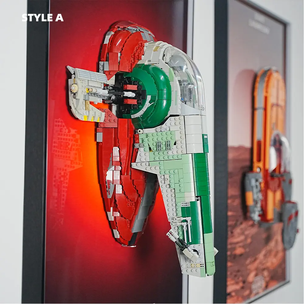 Wall Display Frame for LEGO® STAR WARS Slave I (75060) - Image 10