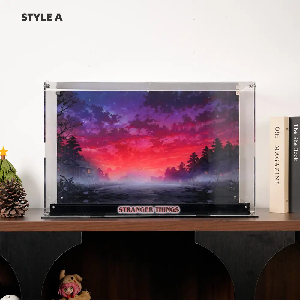 [pre-sale](Shipment in~15 days after order)LEGO Display Acrylic Case for Stranger Things: The Creel House (11370) - Image 3