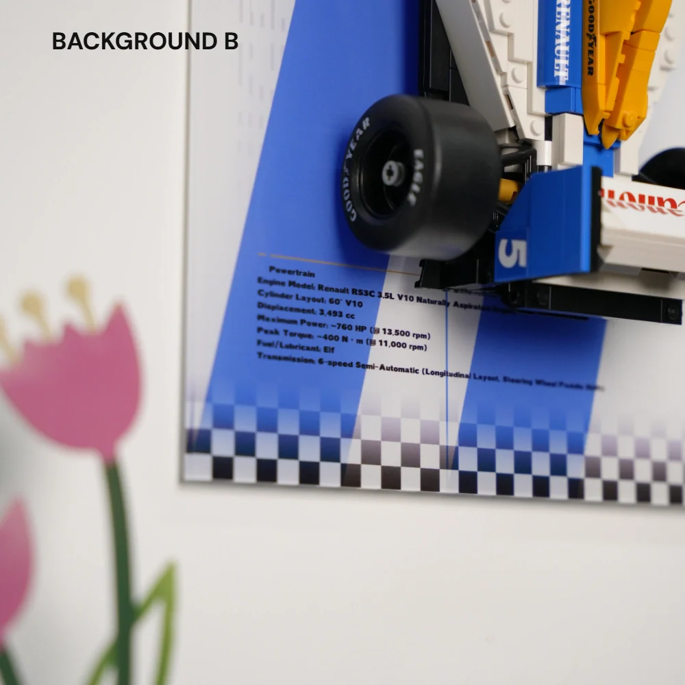 LEGO Display Acrylic Frame for Icons: F1 Legends (10330, 10353, 11375) - Image 16