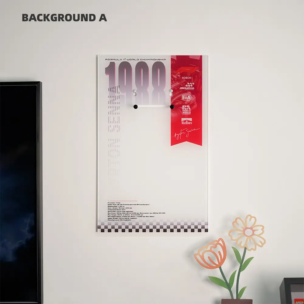 LEGO Display Acrylic Frame for Icons: F1 Legends (10330, 10353, 11375) - Image 5