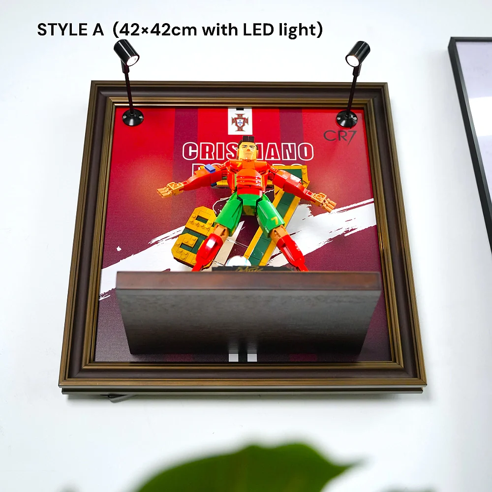 Wall Display Frame for LEGO® Editions Cristiano Ronaldo – Soccer Legend (43016) - Image 6