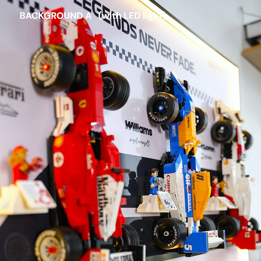 Wall Display Frame for LEGO® F1 Legends (10330, 10353, 11375) - Image 10