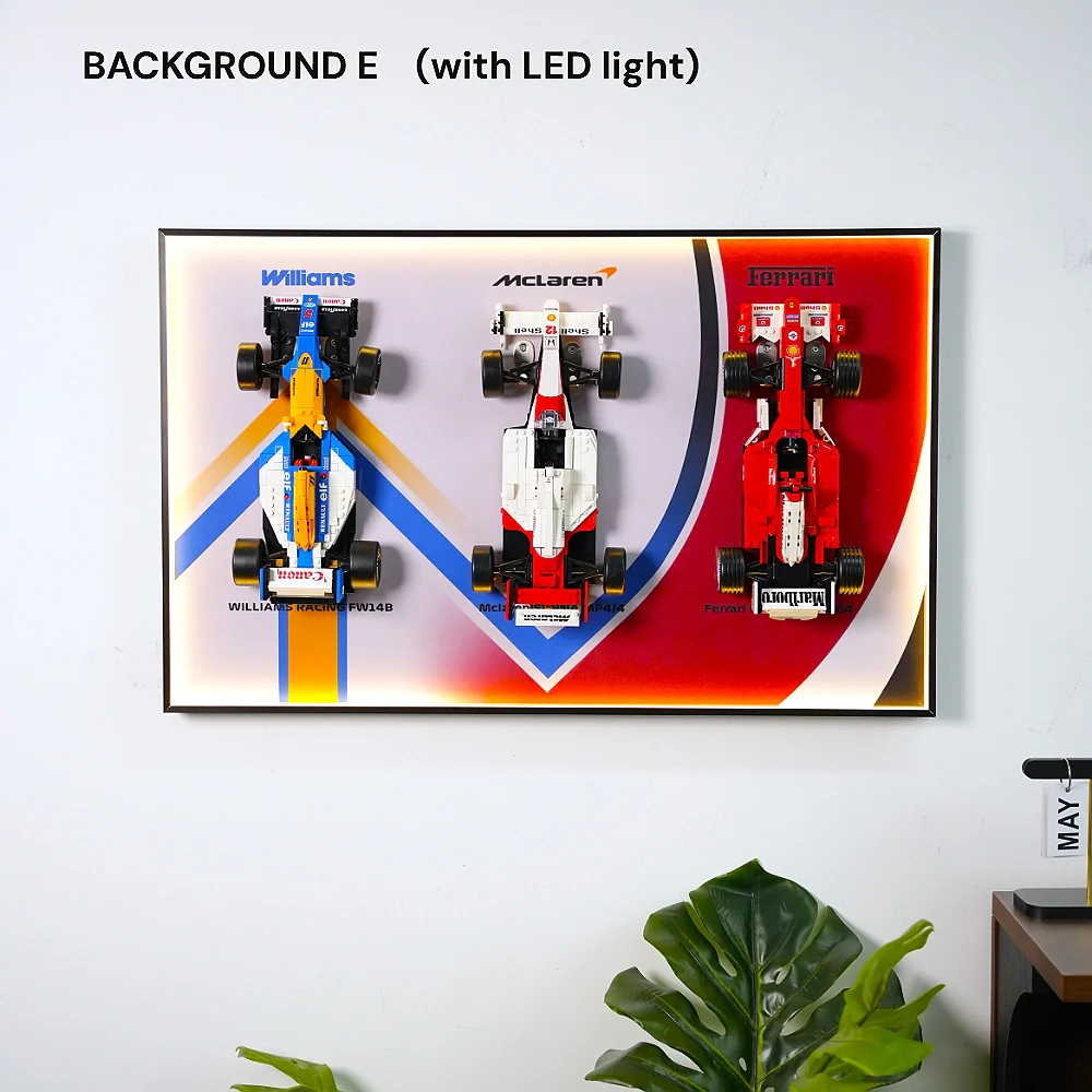 Wall Display Frame for LEGO® F1 Legends (10330, 10353, 11375) - Image 13