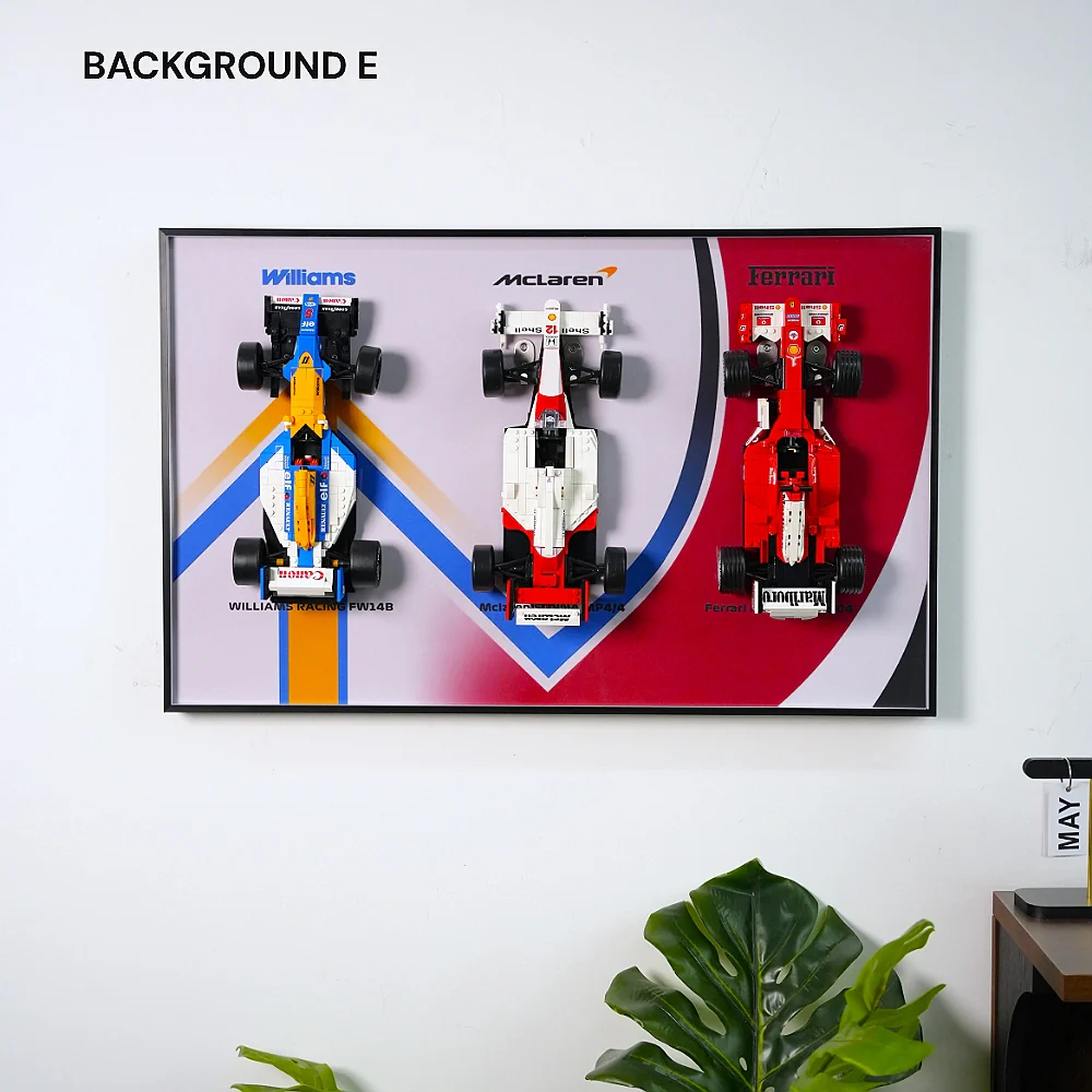 Wall Display Frame for LEGO® F1 Legends (10330, 10353, 11375) - Image 14