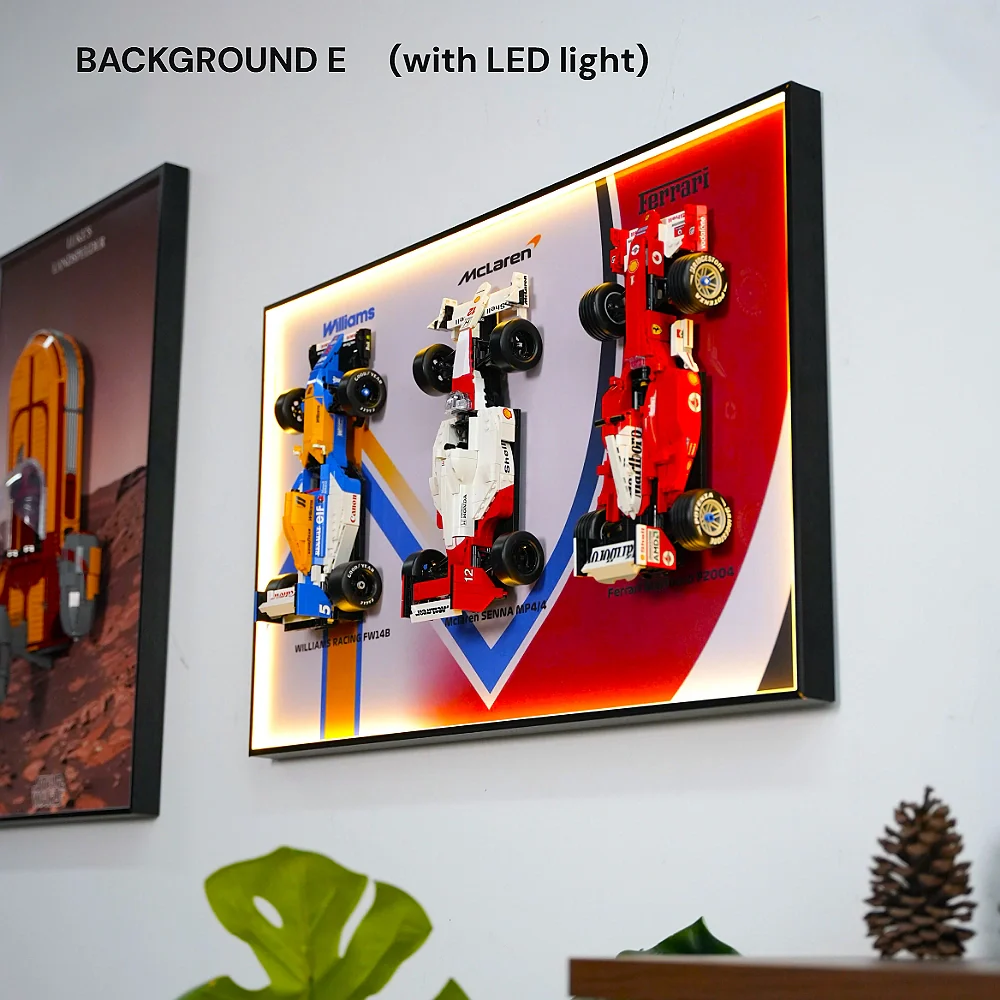 Wall Display Frame for LEGO® F1 Legends (10330, 10353, 11375) - Image 16