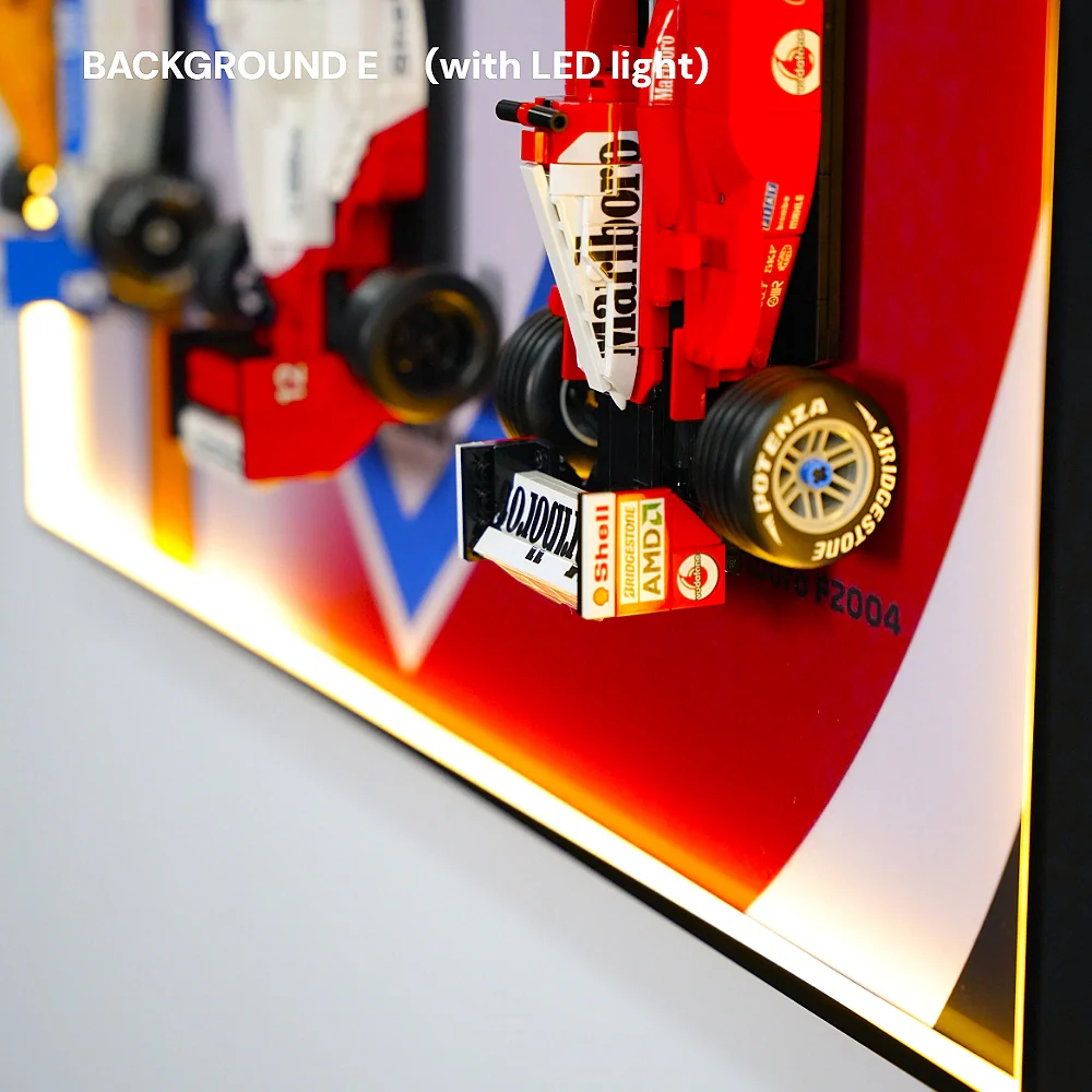 Wall Display Frame for LEGO® F1 Legends (10330, 10353, 11375) - Image 20