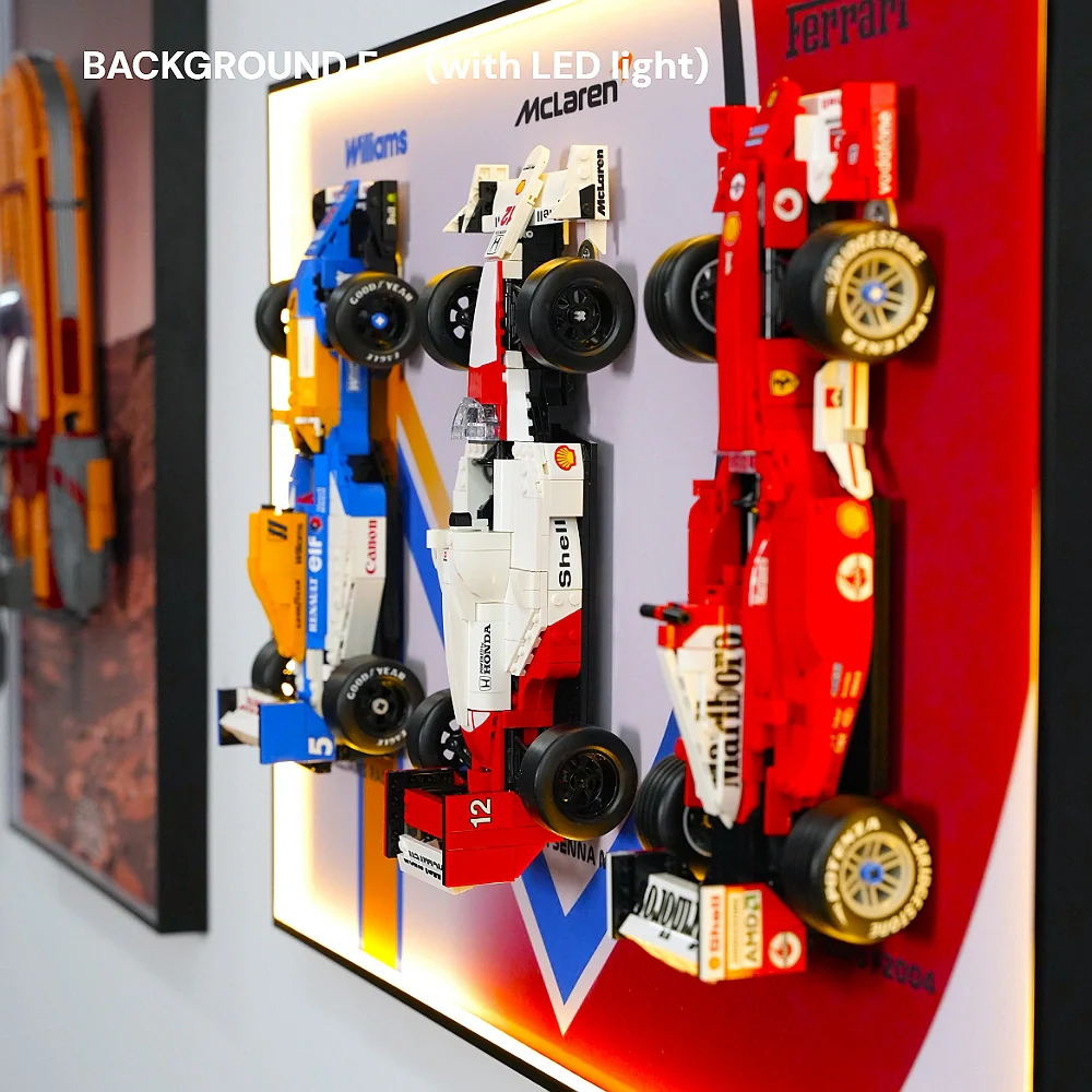 Wall Display Frame for LEGO® F1 Legends (10330, 10353, 11375) - Image 21