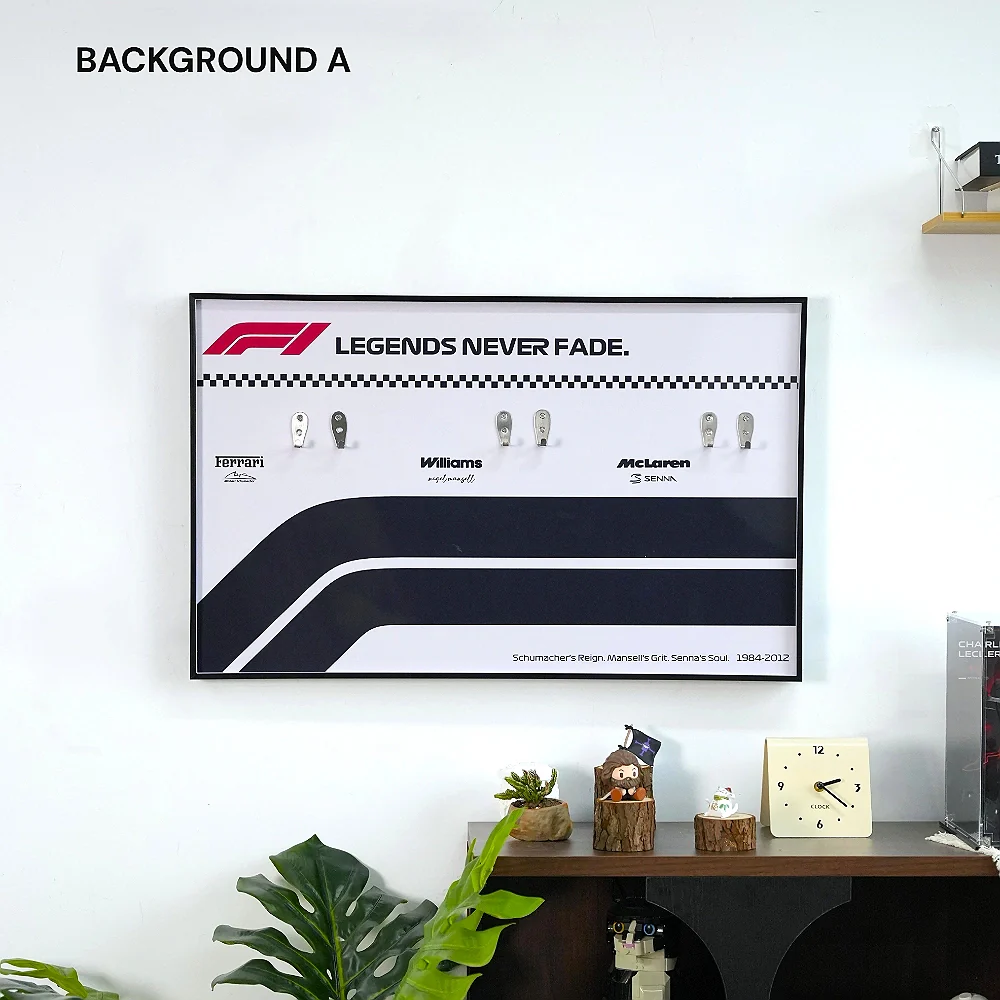 Wall Display Frame for LEGO® F1 Legends (10330, 10353, 11375) - Image 7