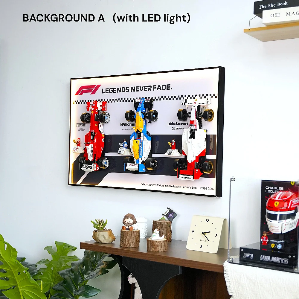 Wall Display Frame for LEGO® F1 Legends (10330, 10353, 11375) - Image 8
