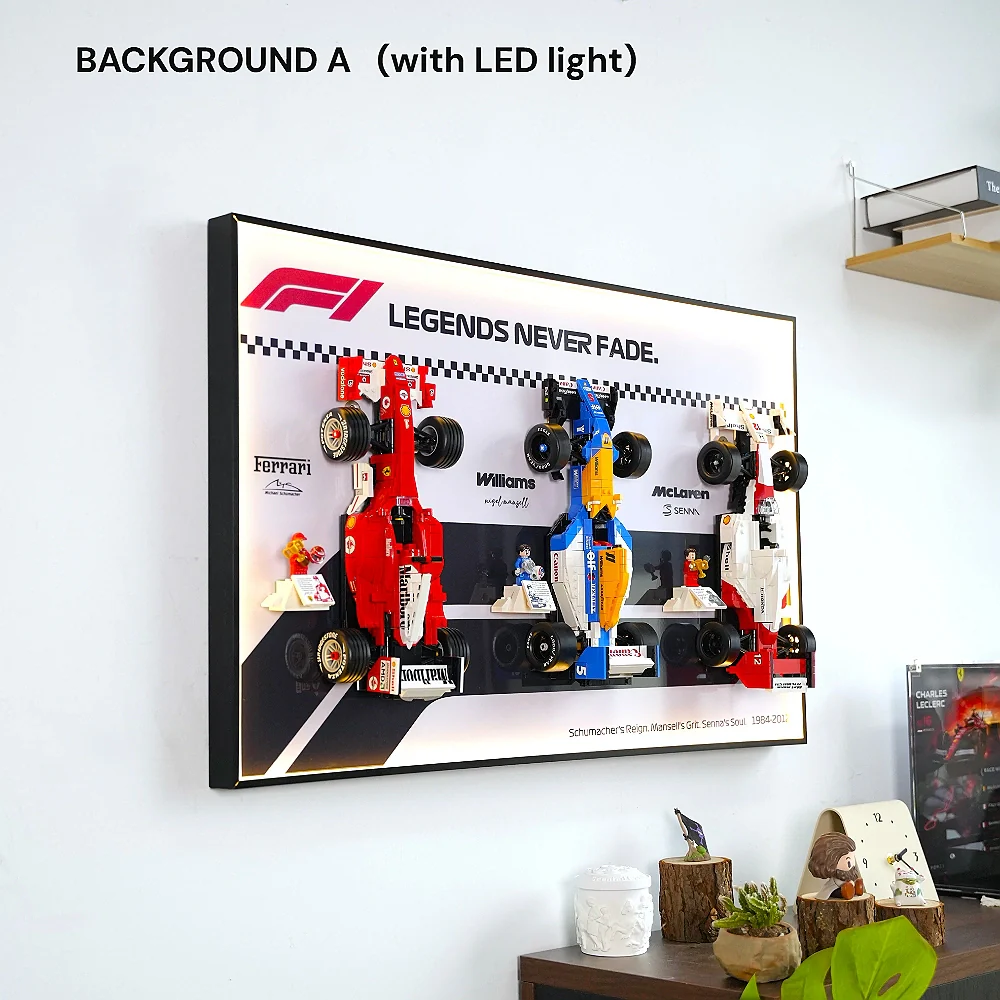 Wall Display Frame for LEGO® F1 Legends (10330, 10353, 11375) - Image 9