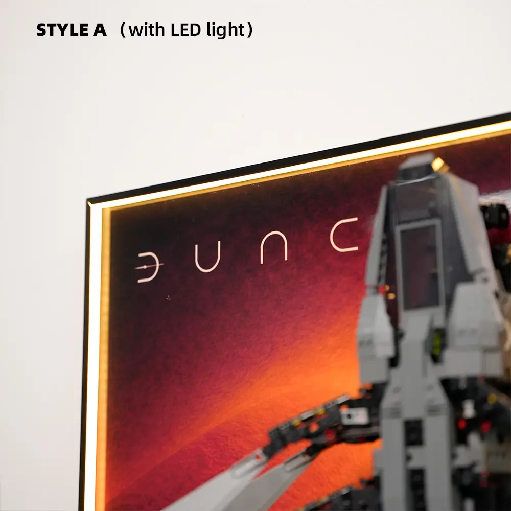 Wall Display Frame for LEGO® Icons Dune Atreides Royal Ornithopter (10327) - Image 11