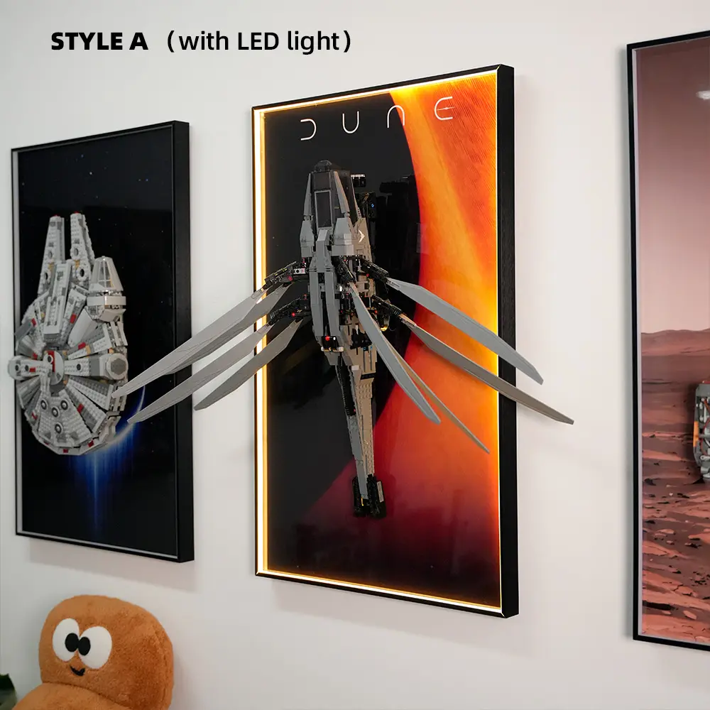 Wall Display Frame for LEGO® Icons Dune Atreides Royal Ornithopter (10327) - Image 5