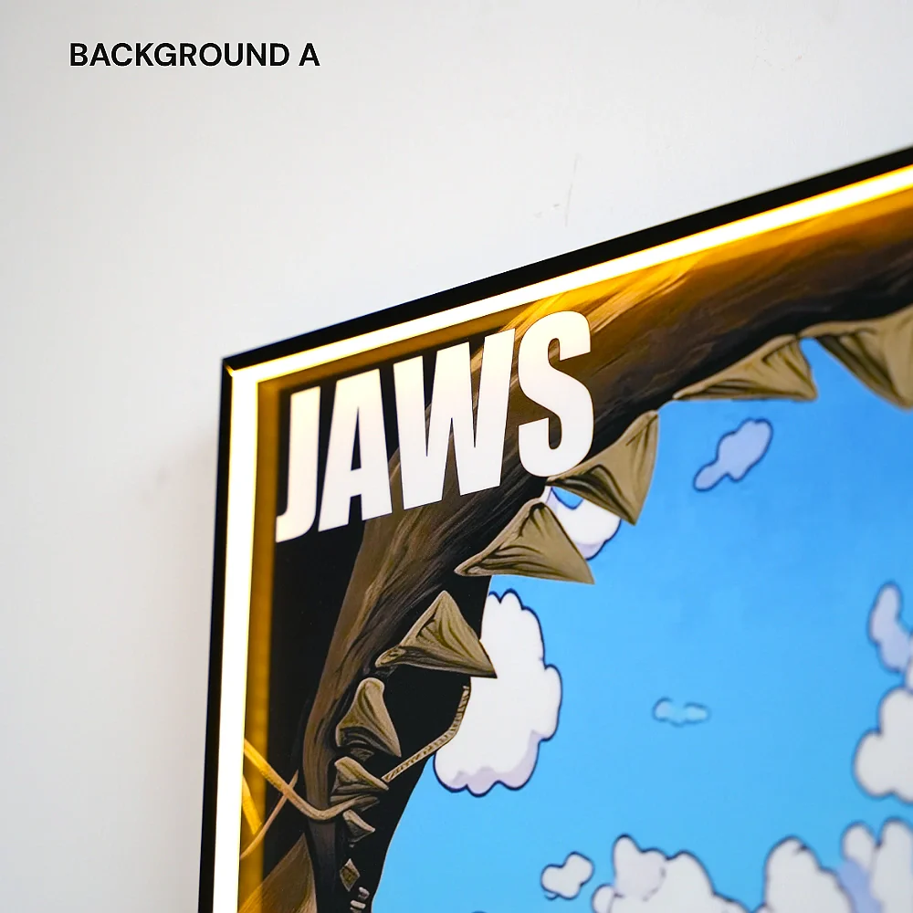 Wall Display Frame for LEGO® Ideas Jaws (21350) - Image 14