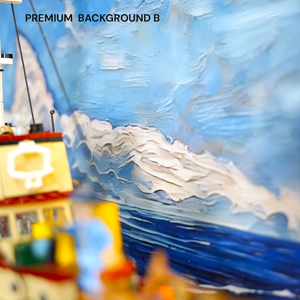 Wall Display Frame for LEGO® Ideas Jaws (21350) - Image 23