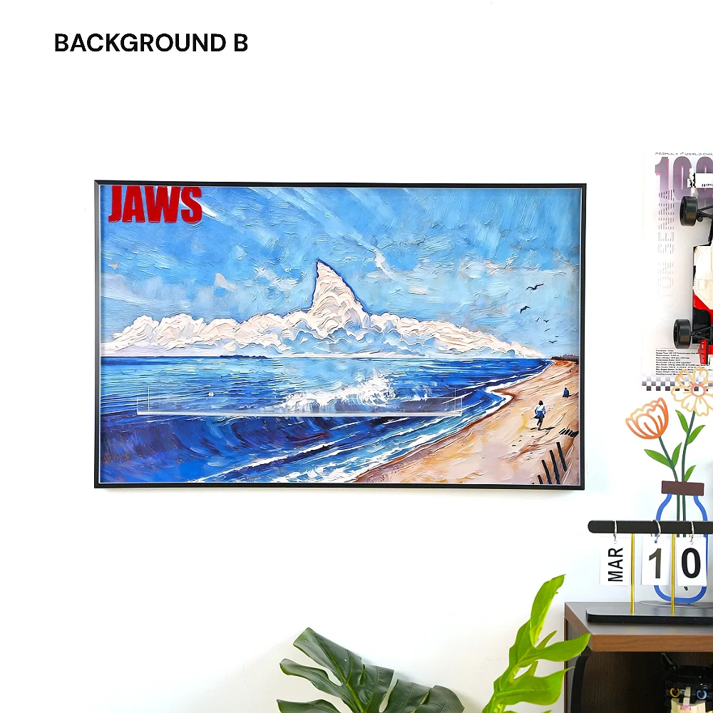 Wall Display Frame for LEGO® Ideas Jaws (21350) - Image 3