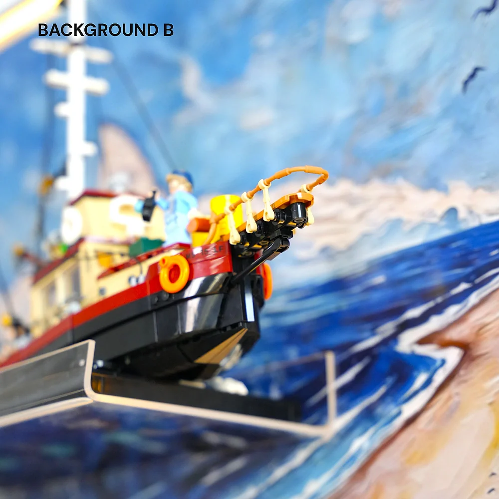 Wall Display Frame for LEGO® Ideas Jaws (21350) - Image 5