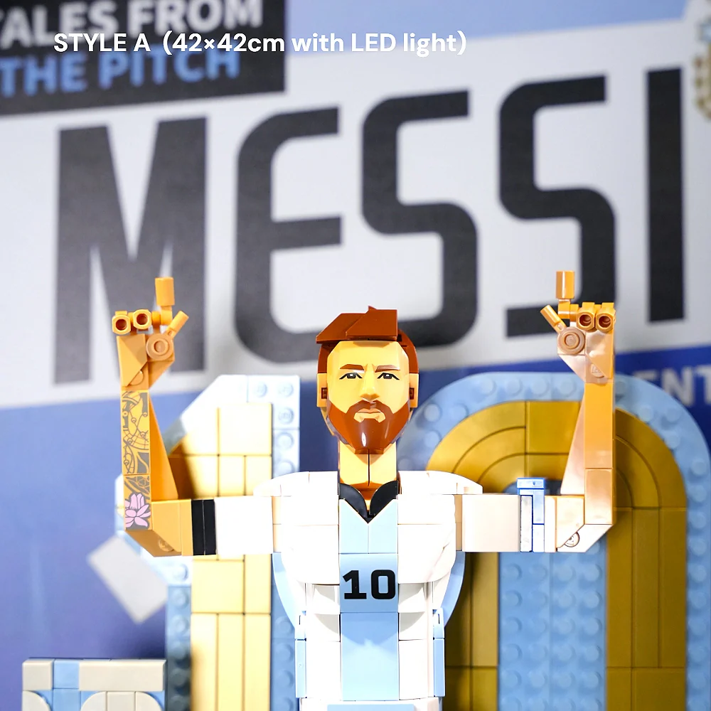 Wall Display Frame for LEGO® Editions Lionel Messi – Soccer Legend (43015) - Image 7