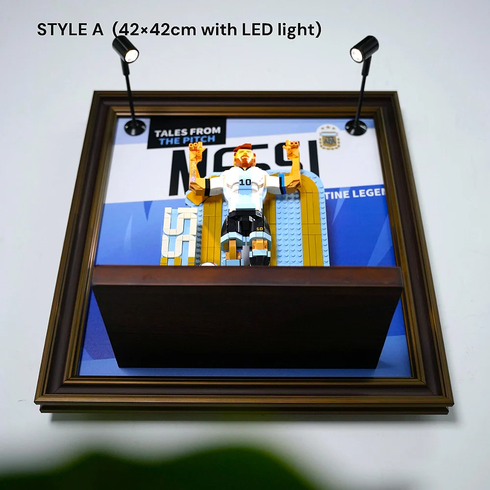 Wall Display Frame for LEGO® Editions Lionel Messi – Soccer Legend (43015) - Image 8