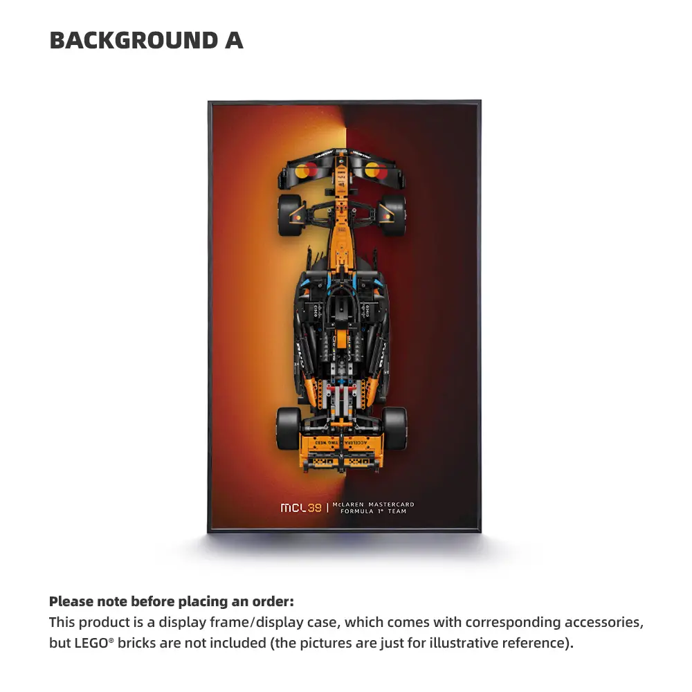 Wall Display Frame for LEGO® McLaren MCL39 F1 Car (42228)