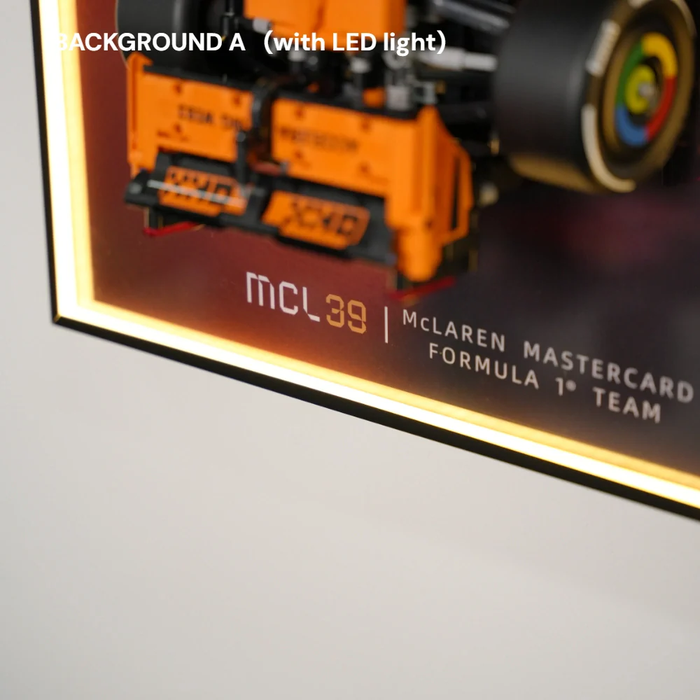 Wall Display Frame for LEGO® McLaren MCL39 F1 Car (42228) - Image 12