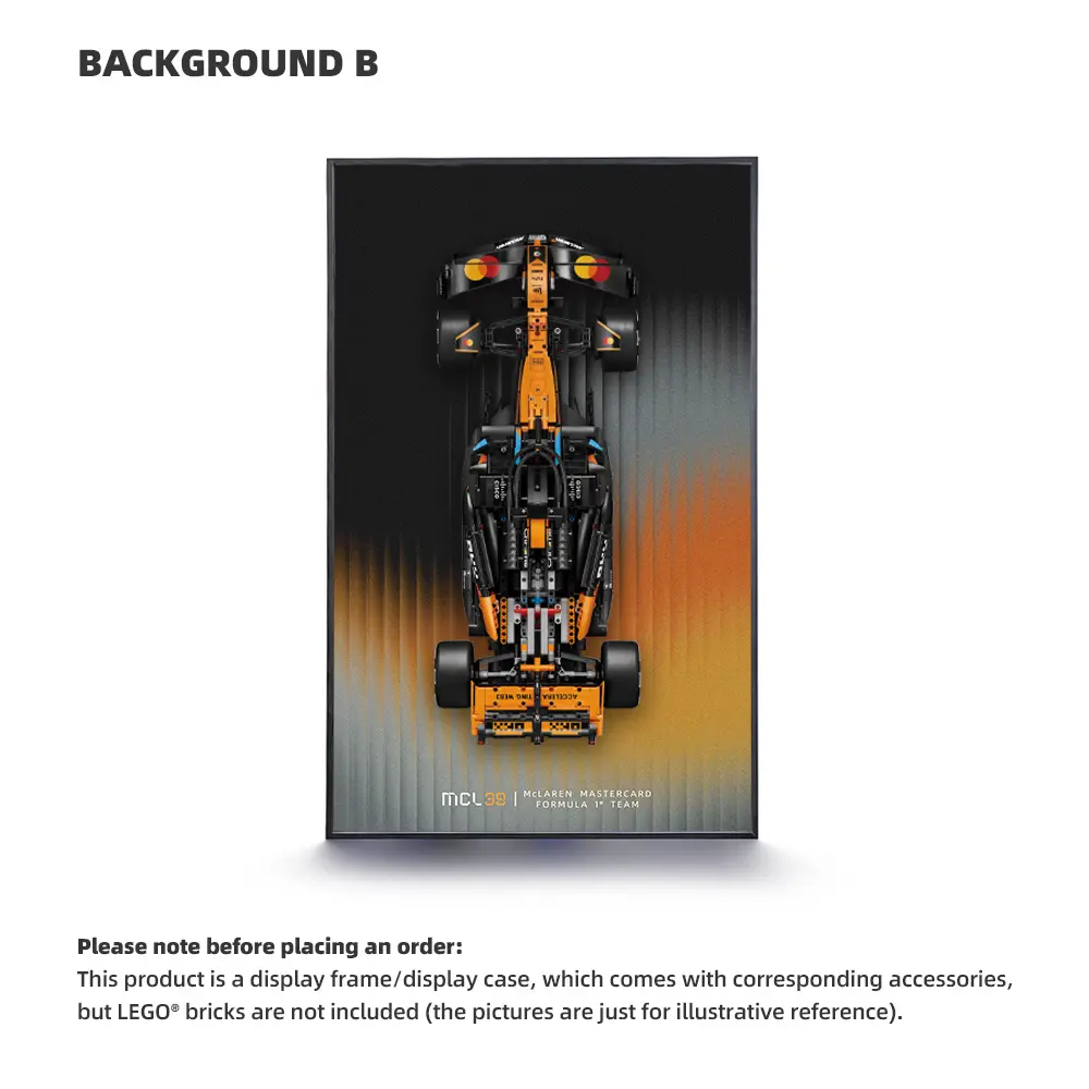 Wall Display Frame for LEGO® McLaren MCL39 F1 Car (42228) - Image 2
