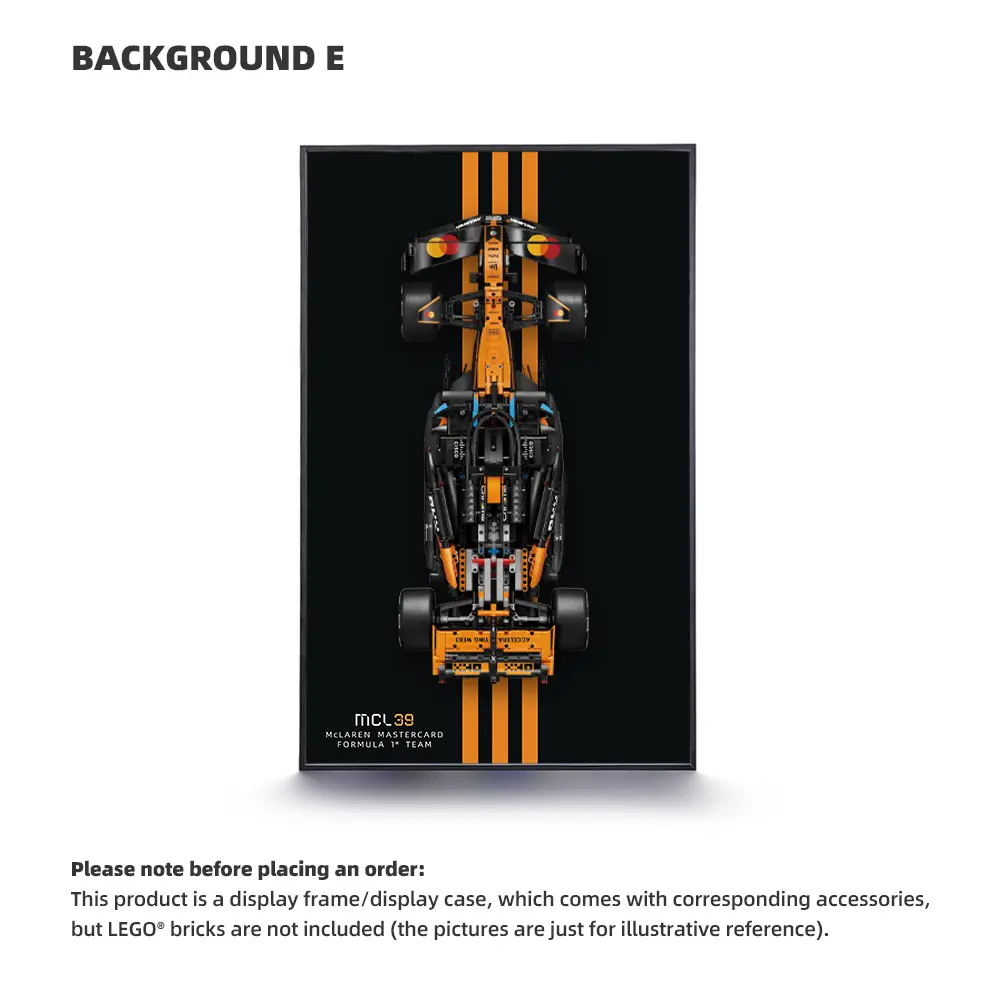 Wall Display Frame for LEGO® McLaren MCL39 F1 Car (42228) - Image 5