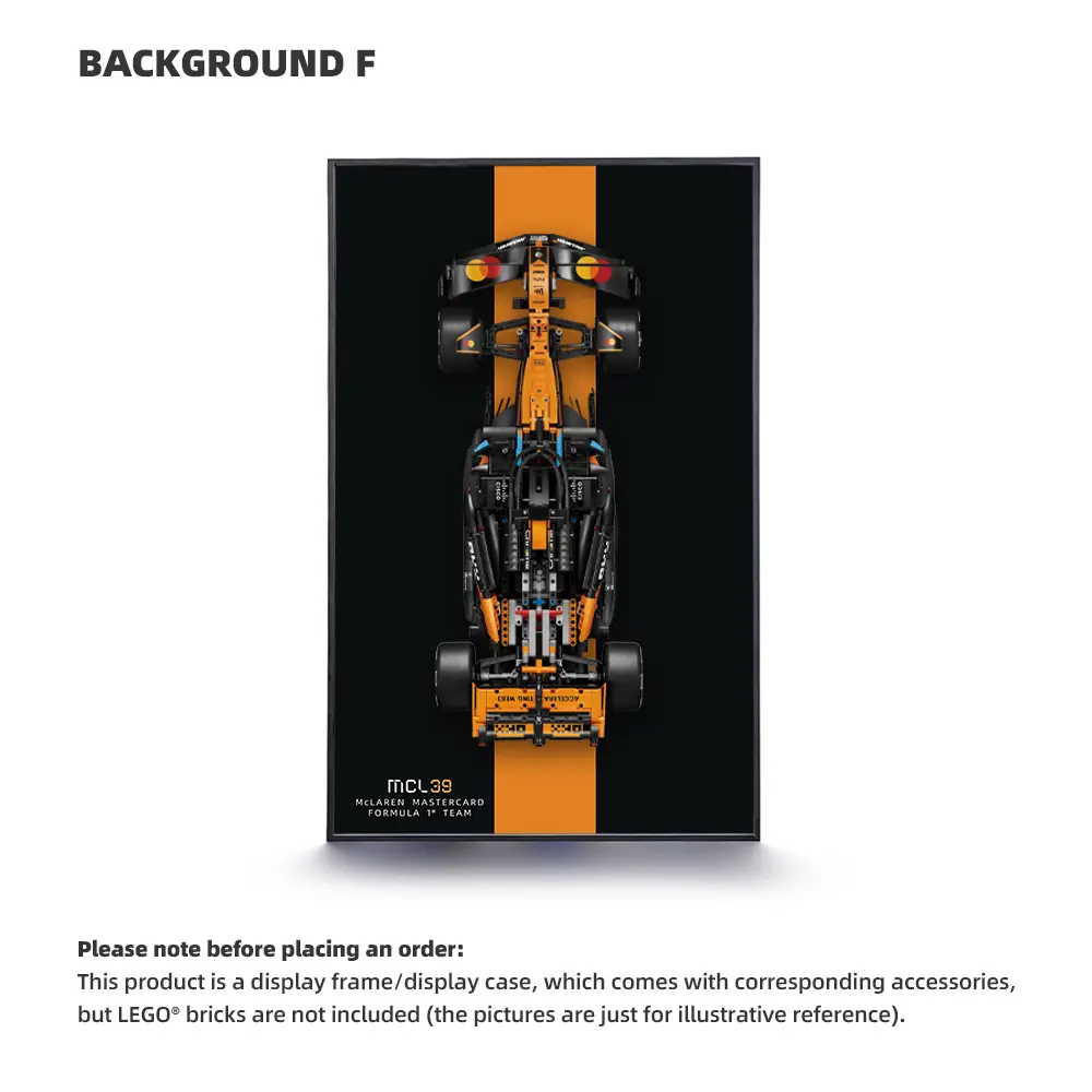 Wall Display Frame for LEGO® McLaren MCL39 F1 Car (42228) - Image 6