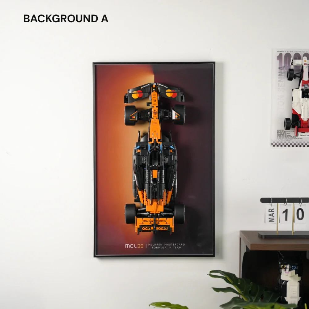 Wall Display Frame for LEGO® McLaren MCL39 F1 Car (42228) - Image 7