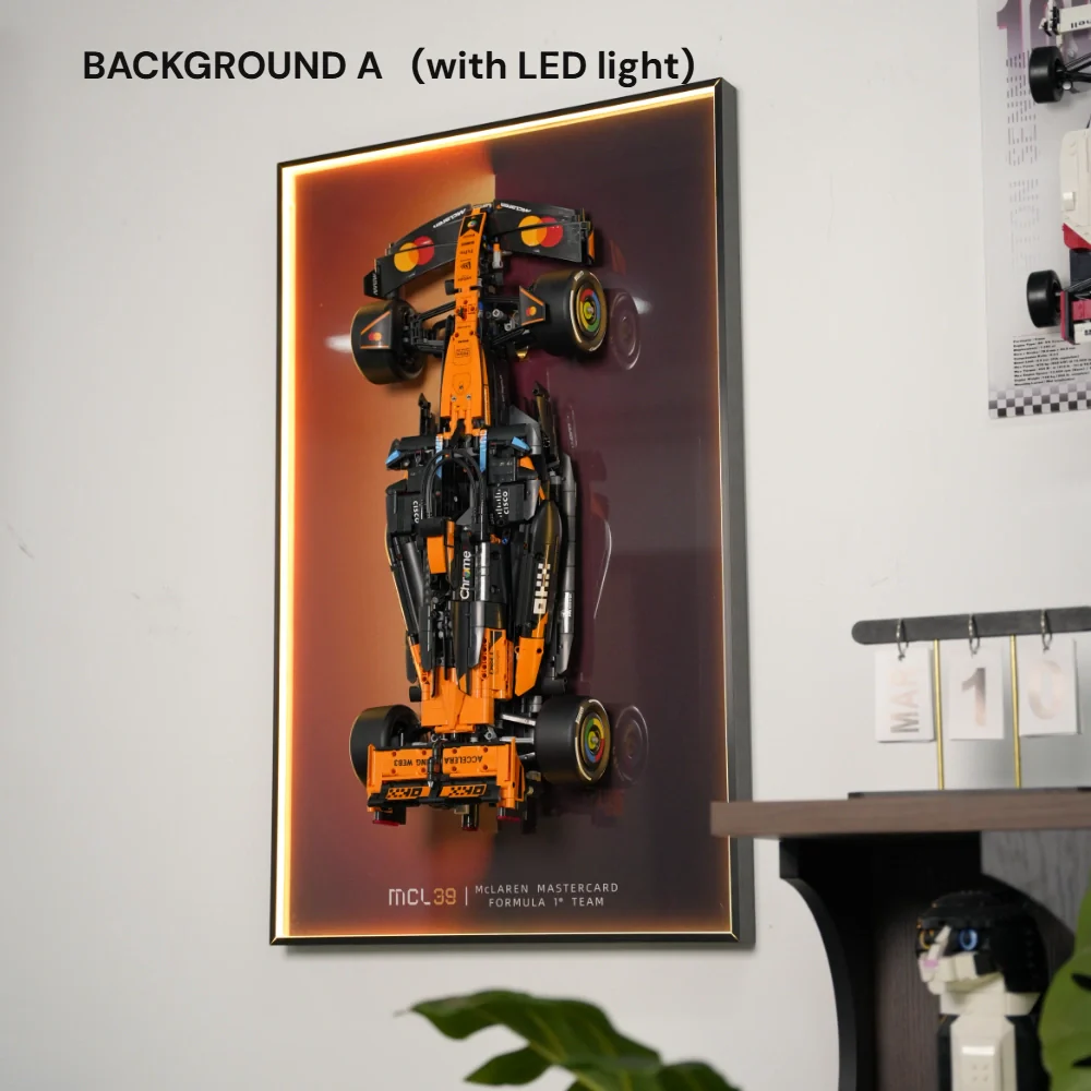 Wall Display Frame for LEGO® McLaren MCL39 F1 Car (42228) - Image 9