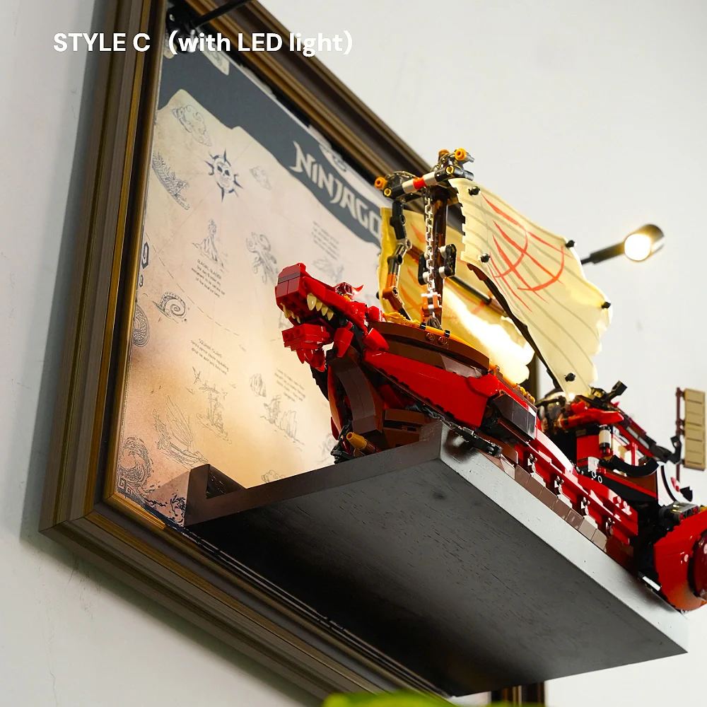 Wall Display Frame for LEGO® NINJAGO Destiny's Bounty (71705) - Image 10