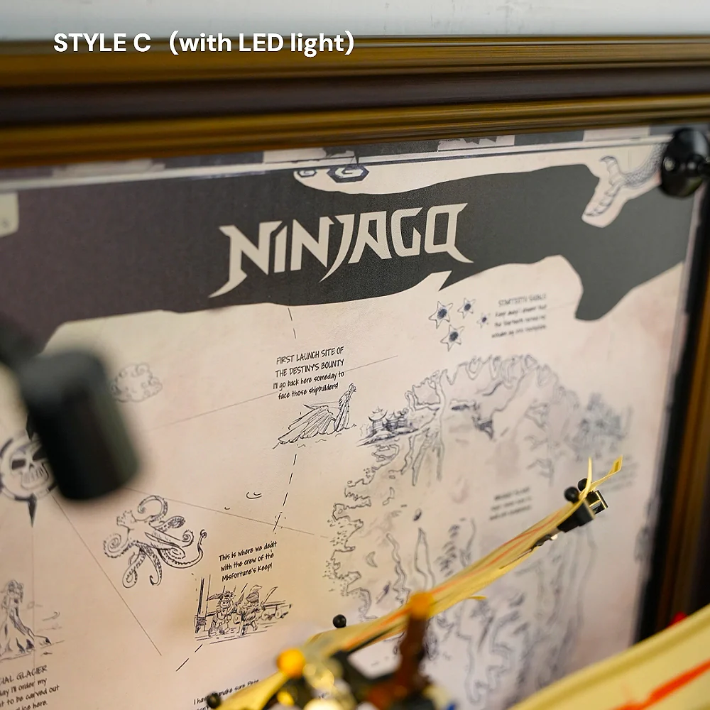 Wall Display Frame for LEGO® NINJAGO Destiny's Bounty (71705) - Image 8