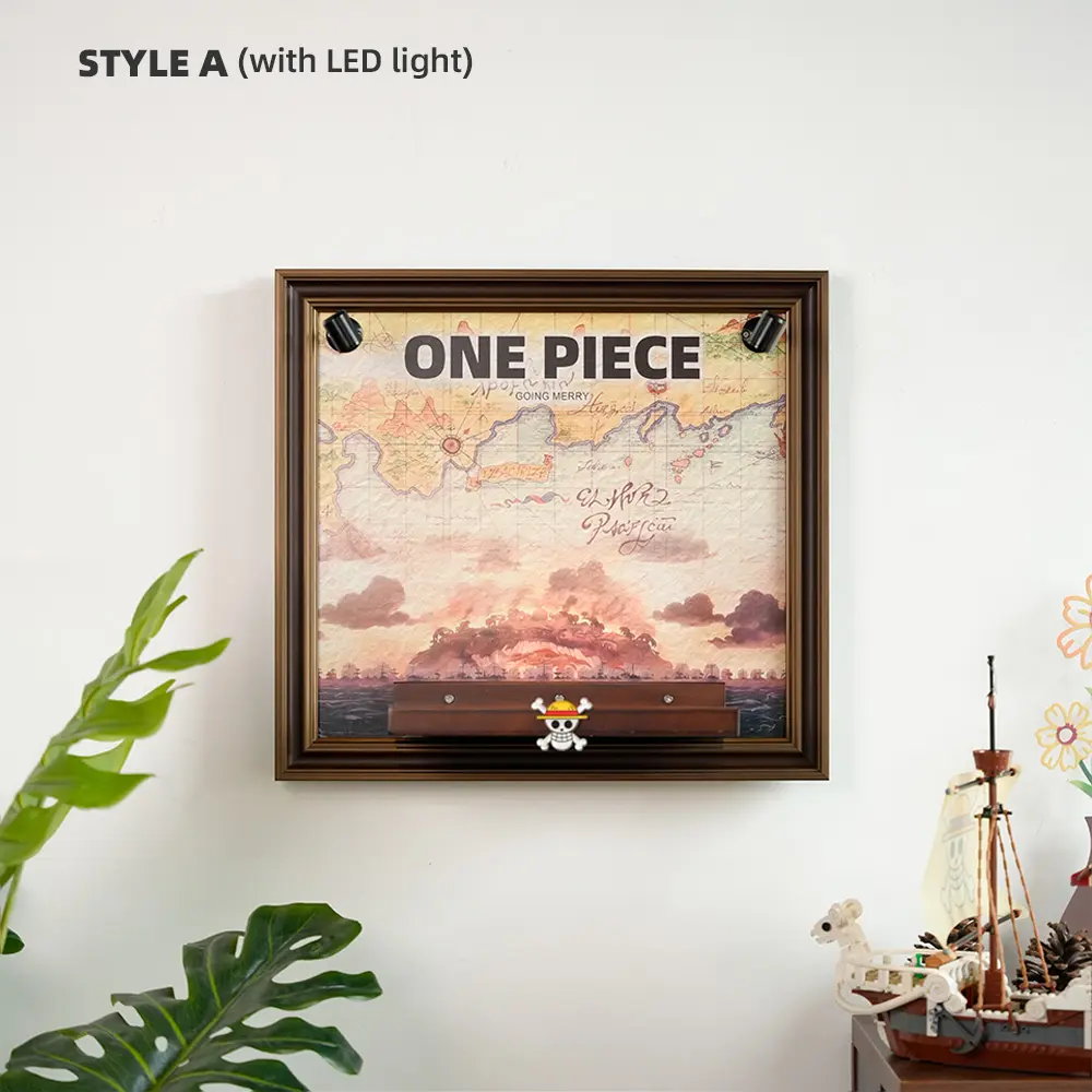 Wall Display Frame for LEGO® The Going Merry Pirate Ship in One Piece (75639) - Image 10