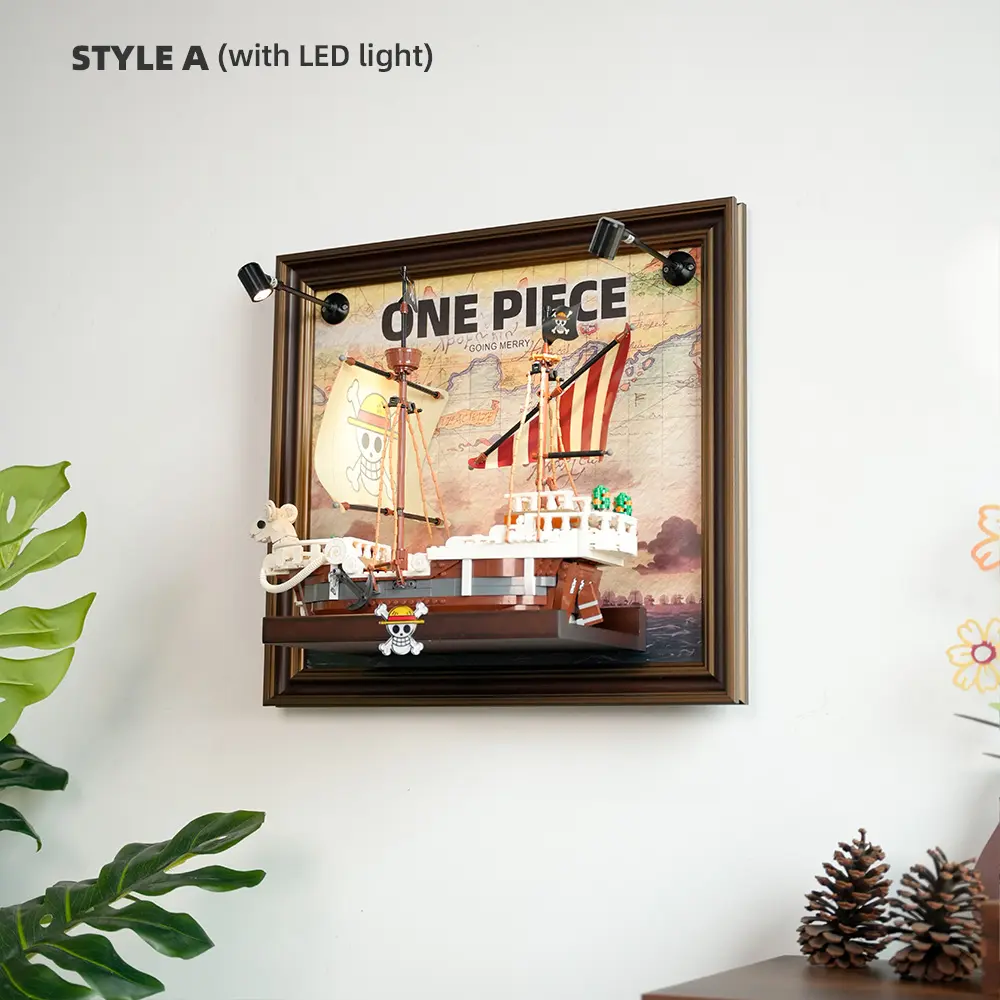 Wall Display Frame for LEGO® The Going Merry Pirate Ship in One Piece (75639) - Image 11