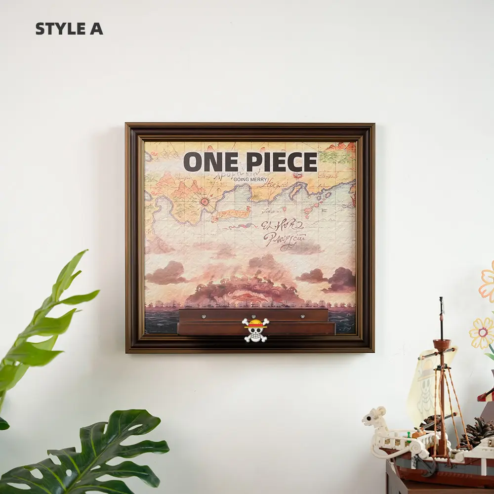 Wall Display Frame for LEGO® The Going Merry Pirate Ship in One Piece (75639) - Image 4