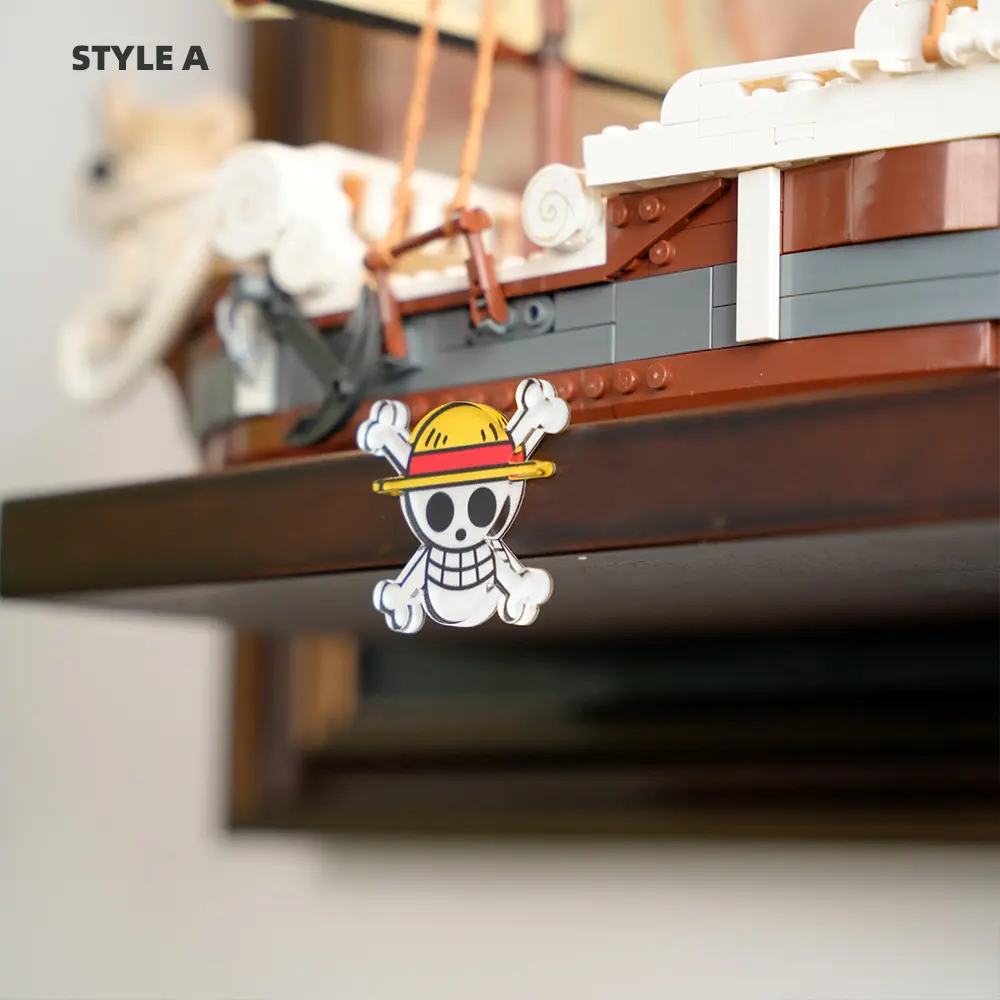 Wall Display Frame for LEGO® The Going Merry Pirate Ship in One Piece (75639) - Image 7