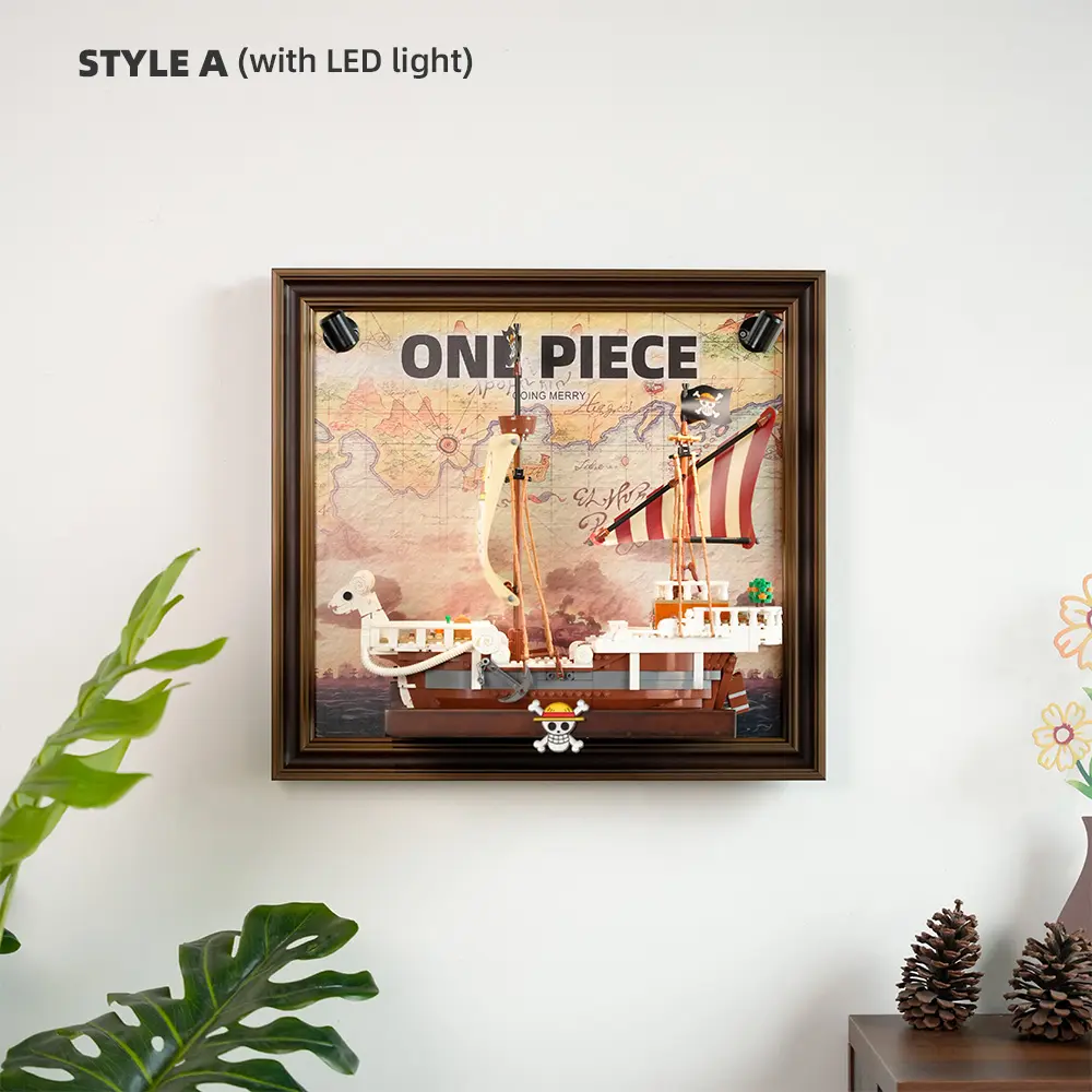 Wall Display Frame for LEGO® The Going Merry Pirate Ship in One Piece (75639) - Image 9