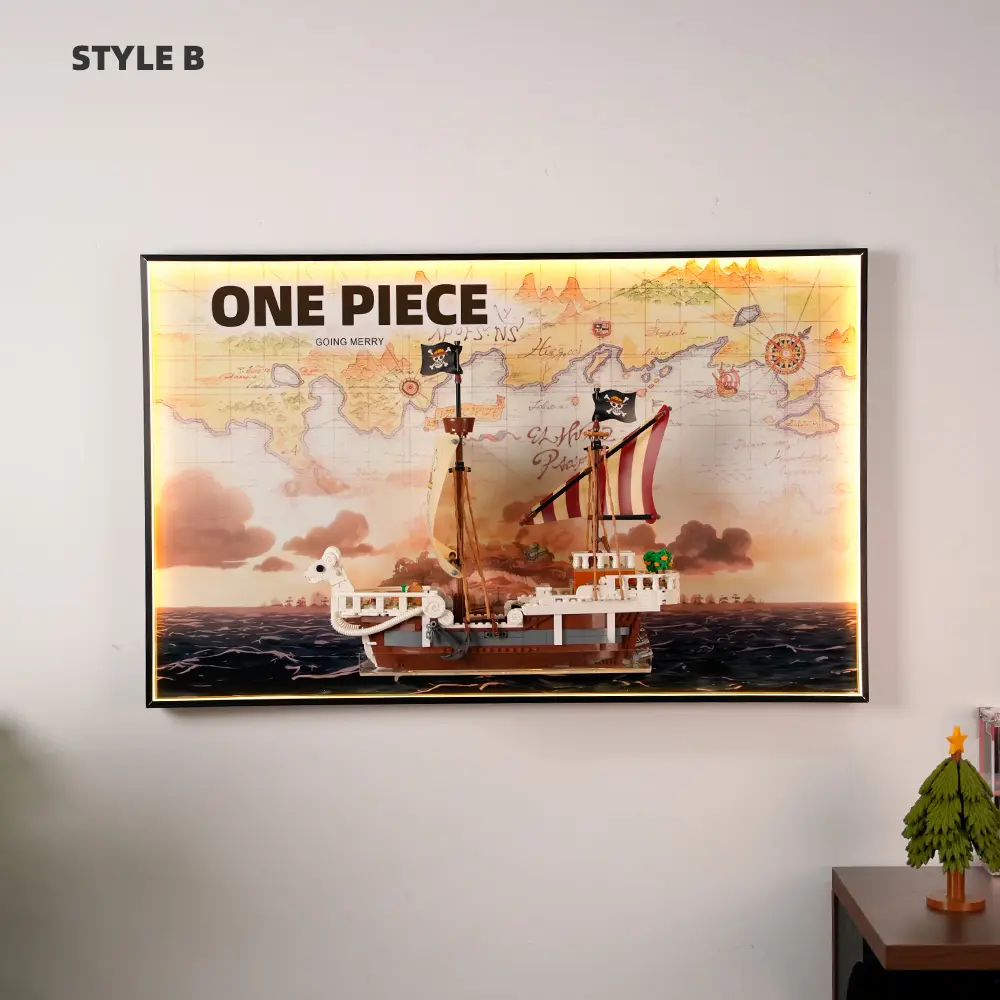 Wall Display Frame for LEGO® The Going Merry Pirate Ship in One Piece (75639) PLUS - Image 10