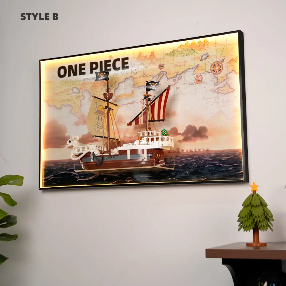 Wall Display Frame for LEGO® The Going Merry Pirate Ship in One Piece (75639) PLUS - Image 12