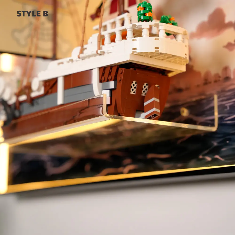 Wall Display Frame for LEGO® The Going Merry Pirate Ship in One Piece (75639) PLUS - Image 15