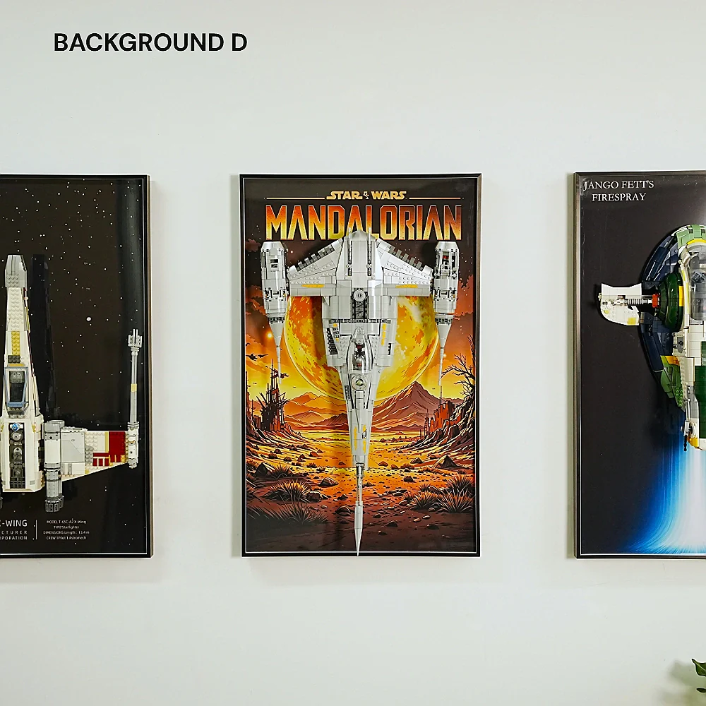 Wall Display Frame for LEGO® Star Wars™ The Mandalorian's N-1 Starfighter (75442)|Pre-order products will be shipped within 15 days - Image 5