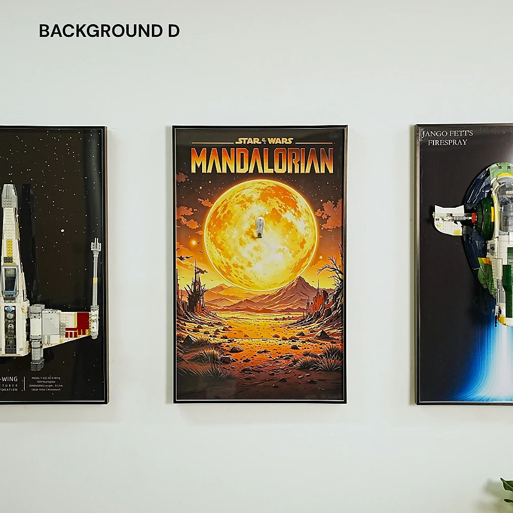 Wall Display Frame for LEGO® Star Wars™ The Mandalorian's N-1 Starfighter (75442)|Pre-order products will be shipped within 15 days - Image 6